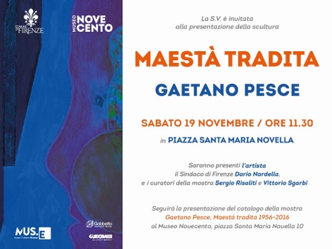 Gaetano Pesce – Maestà tradita